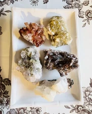 High Quality Estate Find Lot Mineral Gemstone Collectors Fluorite Axinite