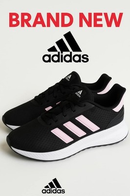 adidas Women's XPLR Path Sneaker Running Shoes, Black/Pink Stripe Size 10 New