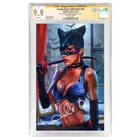 Halle Berry Autographed 2024 Catwoman #nn Greg Horn Virgin Cover CGC SS 9.9