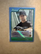 Dan Uggla: 2006 Bowman #170/500 Autograph #227 Rookie Florida Marlins