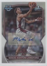 Makai Ashton-Langford Bowman 2022 Refractor /499 #21 Auto