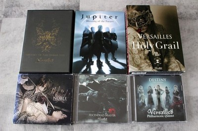 SET x6 Versailles Jupiter(Hizaki, Teru)AJapan CD DVD Holy Grail Noble