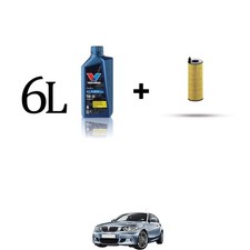 Set �lfilter Und 6L f�r BMW Serie 1 (E81, E82, E87, E88) 123d 150kw Von 2007 Al