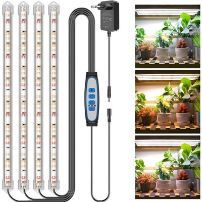 LED Pflanzenlampe Vollspektrum 36W 240 LEDs Wachstumslicht für Zimmerpflanzen...