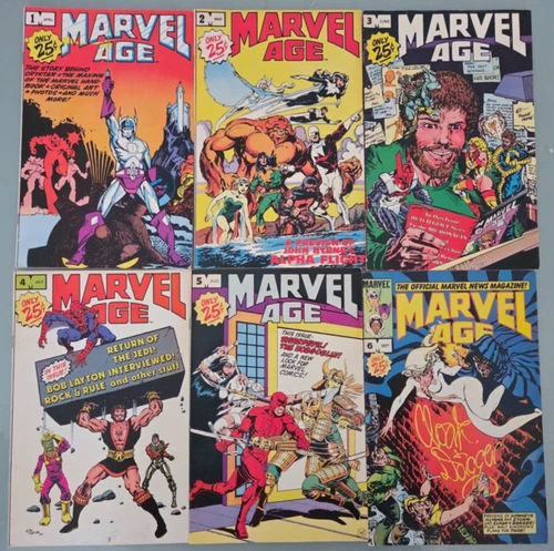 MARVEL AGE SET OF 35 ISSUES (1983) CRYSTAR! SPIDER-HAM! 1ST BETA RAY BILL! #6
