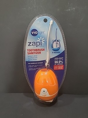 Violight Zapi UV Dental Toothbrush Sanitizer Blue Factory Sealed Brush Included