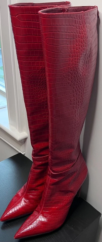 Botas Sam Edelman para mujer punta hasta la rodilla con cremallera - Usadas Foto 2 de 4