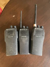 Lot of 3 Motorola Radius CP200 AAH50KDC9AA1AN 5 Watt Analog VHF 4 Channel AS-IS