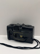 Vintage 35mm Film Camera with Strap – Black – Untested – Unknown Brand – Retro