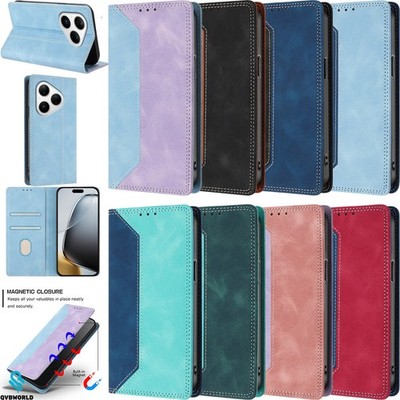 Skin Feel Magnet Wallet Case Handy Hülle für Huawei P80 P60 P50 P40 P30 Nova 14