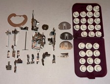 Lot of Vintage Singer Sewing Machine Parts an...