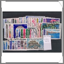 Timbres France 1976 neufs** -  Année complète - N°1863 à 1913 - 52 Timbres