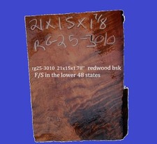 Redwood Burl  Guitar Billet  Luthier DIY  Instrument  RG25-3010