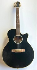 Chitarra elettrica acustica Pro Martin EA500W BK nera Made in Korea