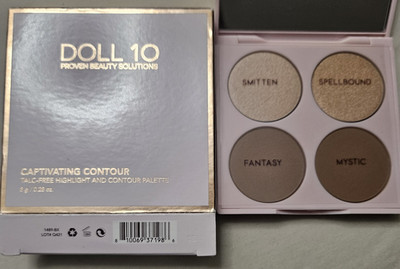 Doll 10 Captivating Contour Talc-Free Pressed Powder Palette Smitten 0.28 oz