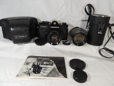 Yashica TL Electro X mit 2x Yashinon-DX 1,7 / 50mm + 135mm / 2,8  SLR