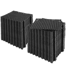 50Pcs Interlocking Drainage Tiles, 12Inx12In Non-Slip Splicing Waterproof Mat...