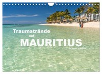 "Calendar 2027 · US Version · Mauritius Dream Beaches (Wall Calendar 2027 12\" × 8"
