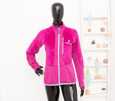 Peak Performance BlackLight High Loft Jacket Pink Fleece Polartec Midlayer S
