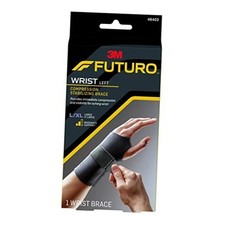 FUTURO Compression Stabilizing Wrist Brace, Left Hand, L/XL