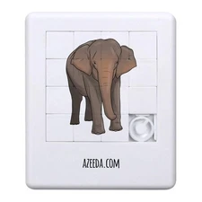 'Asian Elephant' Sliding Puzzle (PZ00019632)