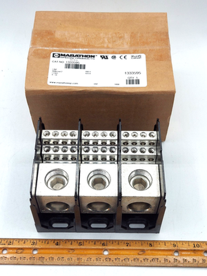 #ad Marathon Special Products 1333595 Power Distribution Block 3 Pole 420A 600V *NEW $52.95