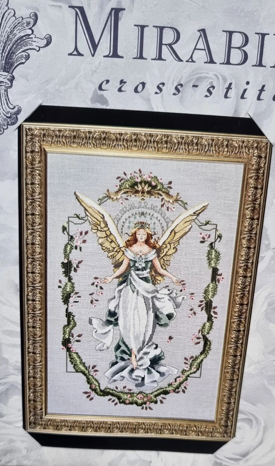 OOP Mirabilia Cross Stitch Pattern Angel Of The New Dawn" MD- 65 New - Image 2 of 4