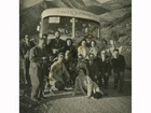 #54751 Greece 1957. Excursionists from Piraeus on the road to Kalamata. Photo