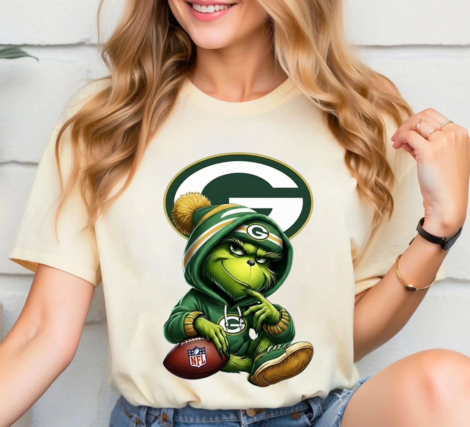 Green Bay Packers Grich Football T-Shirt