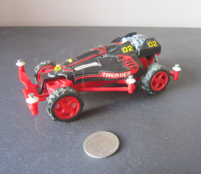1988 Bandai SUPER HYPER RACER THUNDER COBRA TOY CAR For parts or repair Junkyard