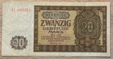 20 Deutsche MARK VON DER DEUTSCHEN NOTENBANK