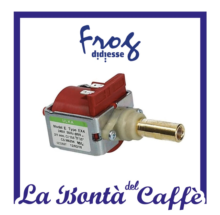 Pompa per acqua - Ricambio Ulka in ottone Originale Frog-Faber-Grimac-Aura