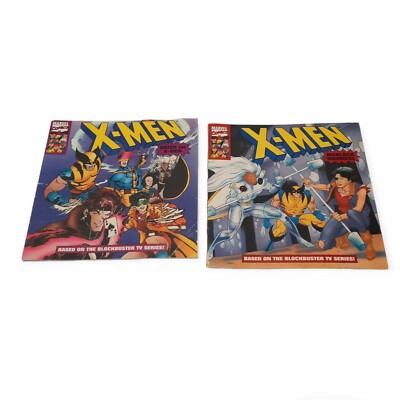 Marvel ''X-MEN: ENTER THE X-MEN'' ''Morlock Madness'' Softcover Children's Book 1993