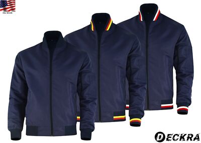 New Mens Varsity Jacket Casual Outdoor Lightweight Bomber  Letterman Jackets
