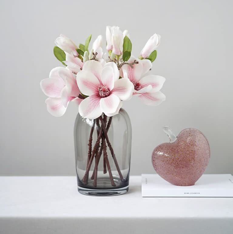 Modern Minimalist vase, Crystal Glass vase, vase, Flower vase, Dried