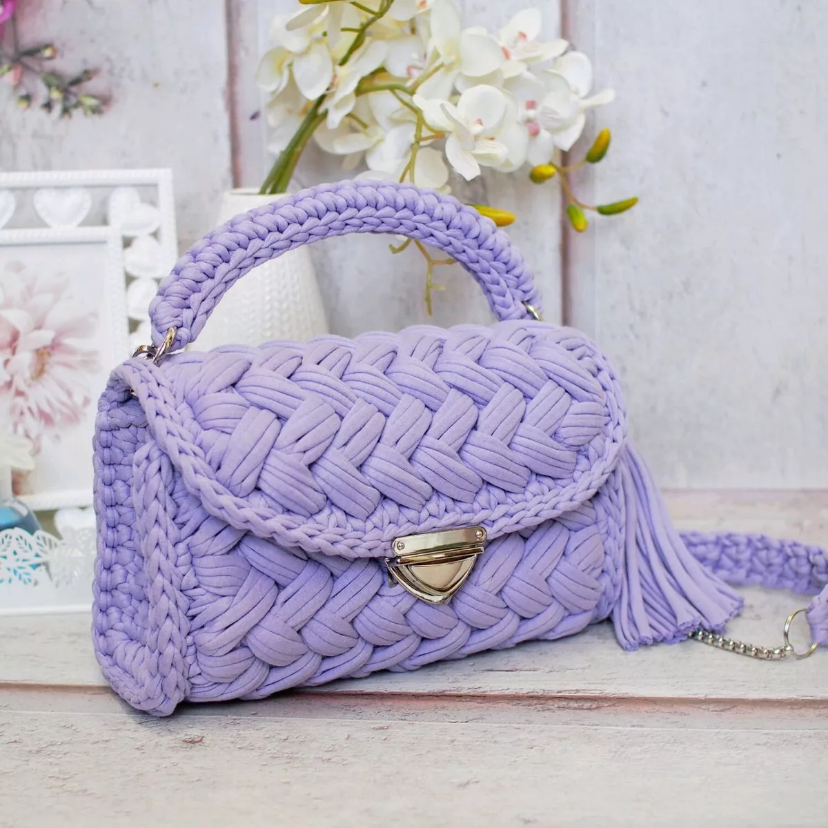 Crochet Pattern Happy Handmade Bag 