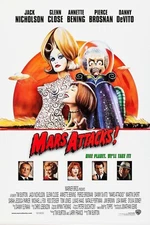 MARS ATTACKS! (1996) ORIGINAL MOVIE POSTER  -  VERSION C  -  ROLLED