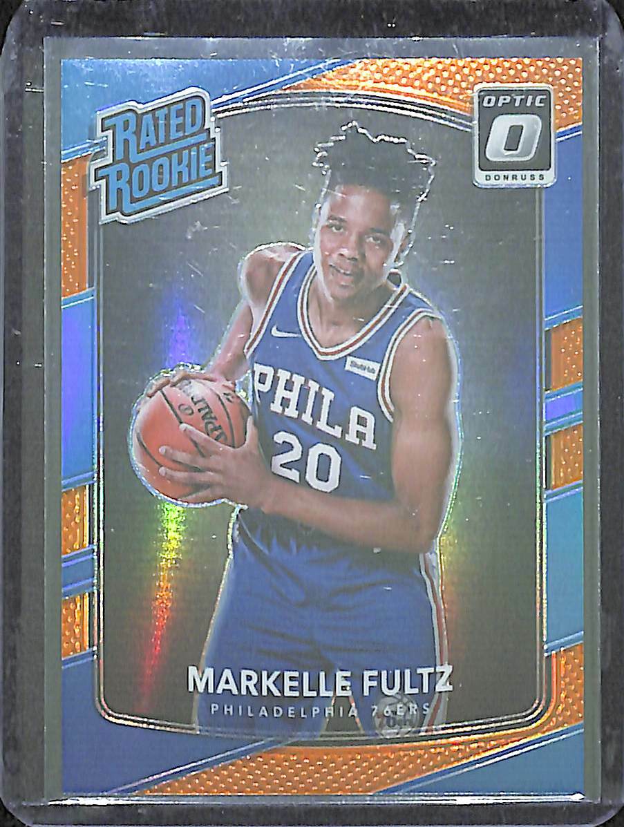 2017-18 Panini Donruss Optic Orange Prizm Rookie #200 Markelle Fultz 113/199