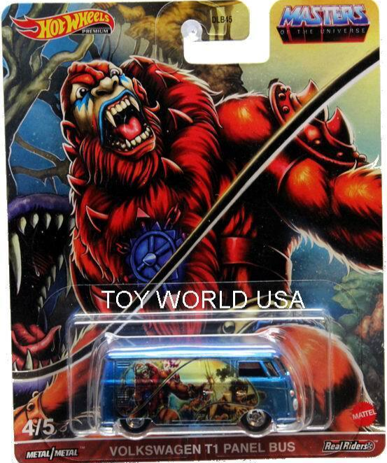 2021 Hot Wheels Masters of the Universe Pop Culture #4 Volkswagen T1 Panel Bus