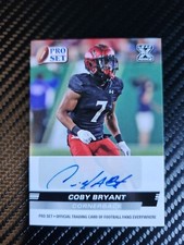 2022 Leaf Pro Set Rookie Auto White #PSACB2 Coby Bryant 