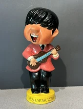 Rare / HTF Beatles Bobble Head Bank - Yeah, Yeah, Yeah - World Gift Japan 9.5”