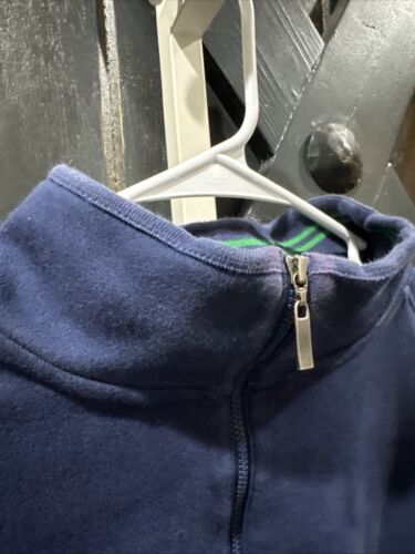 MASTERS COLLECTION 1/4 Zip Pullover Sweatshirt Pima Cotton Golf Navy Men’s Sz L - Picture 14 of 14