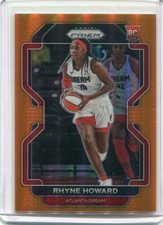 2022 PANINI PRIZM WNBA ORANGE PRIZM RHYNE HOWARD RC #181 ATLANTA DREAM SP 45/49