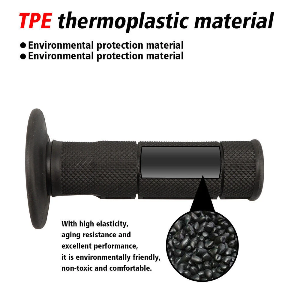 Punho de mão guidão NIBBI 7/8" 22mm para Suzuki RM85 RM125 RM250 RMZ450 DRZ400SM - Imagem 2 de 4