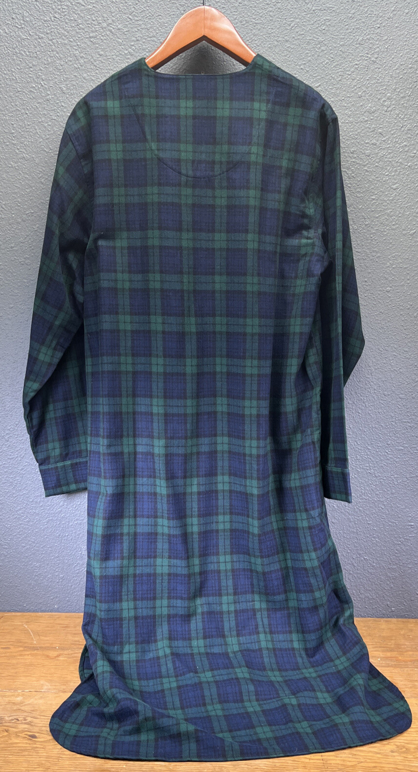 LL BEAN Cotton Flannel Tartan Plaid Night Shirt Men’s Sz M eBay