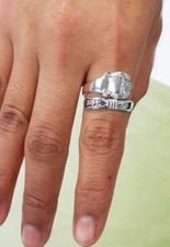 Sterling Silver Spoon Ring Women's Ring Size 5 - 10