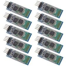 10pcs HC-06 RS232 4 Pin Wireless Bluetooth Serial RF Transceiver Module Bi-Di...