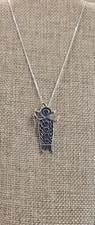 Gayle Clark 2009 Vintage Shaman with Snake SS Necklace - Ocean Springs MS