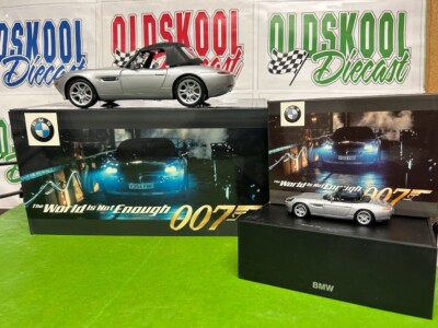 James Bond ''the World is not Enough.007'' car set Kyosho 1:43 & 1:18 scale
