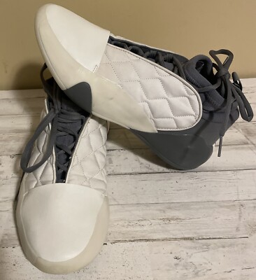 Adidas Harden Volume 7 Chalk White Grey Athletic Shoes Men's Size 12 (IE9257)
